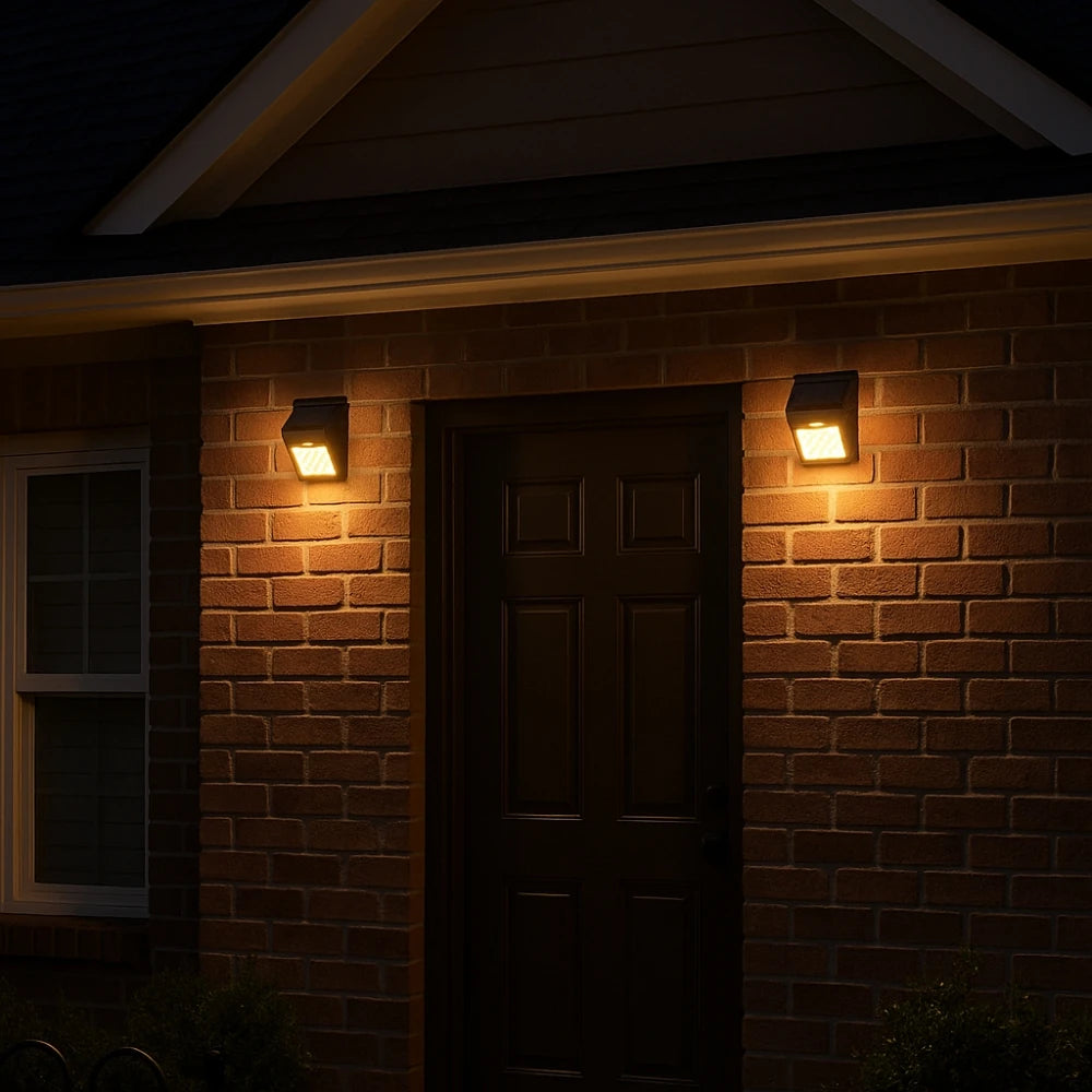 Güneş Enerjili LED Solar Aplik Tek Yönlü Aydınlatma Gün Işığı