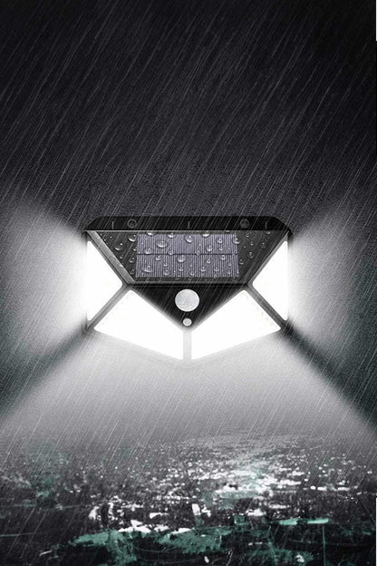 100 LED’li Solar Hareket Sensörlü Bahçe Lambası | 20W | IP65 | 3 Modlu Akıllı Aydınlatma