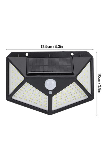 100 LED’li Solar Hareket Sensörlü Bahçe Lambası | 20W | IP65 | 3 Modlu Akıllı Aydınlatma