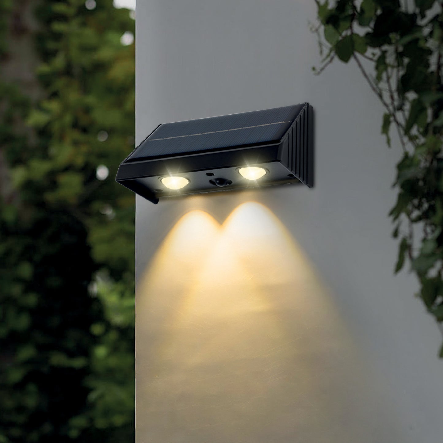 ACK Solar PC LED Bahçe Armatürü | 2W | 3000K Günışığı | 2 Kademe Işık | Kompakt Solar Çözüm