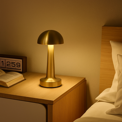 Myledim CT-8430 Mantar Masa Lambası – 3 Renk Dokunmatik Şarjlı LED Lamba