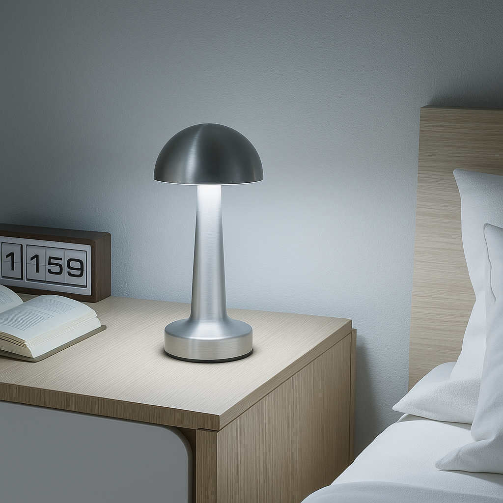 Myledim CT-8430 Mantar Masa Lambası – 3 Renk Dokunmatik Şarjlı LED Lamba