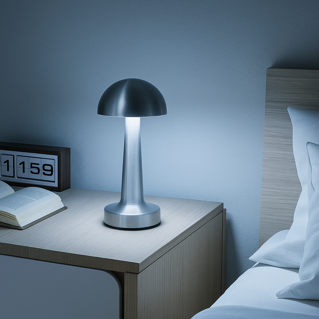 Myledim CT-8430 Mantar Masa Lambası – 3 Renk Dokunmatik Şarjlı LED Lamba