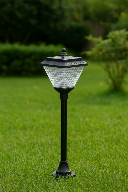 Myledim CT-7317 Solar LED Çim Direği | 30W Güneş Enerjili IP64 Bahçe Lambası