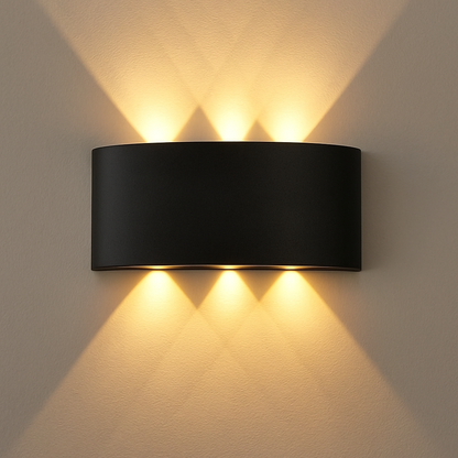 Myledim Haiti 3 Işık Güneş Işığı (Amber) LED Duvar Apliği – Modern Üç Gözlü Dekoratif Aydınlatma