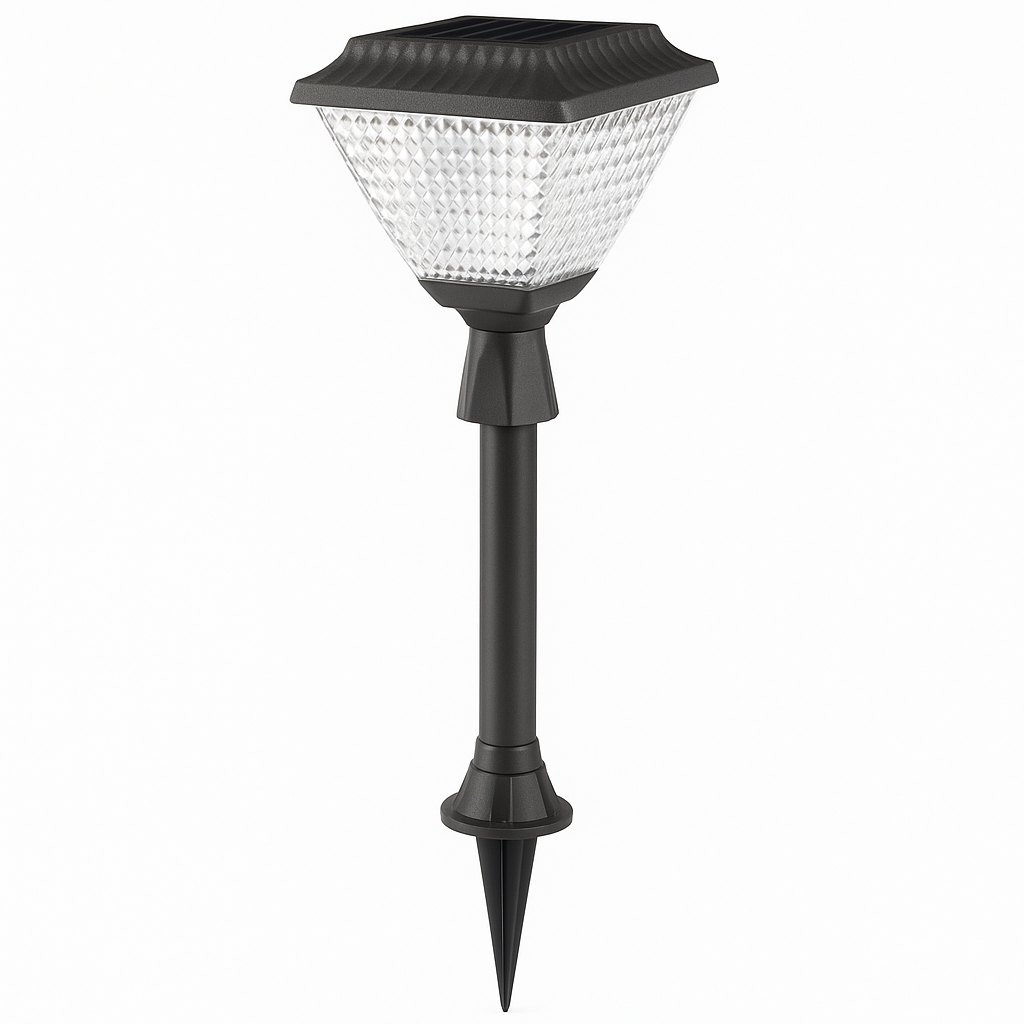 Myledim CT-7317 Solar LED Çim Direği | 30W Güneş Enerjili IP64 Bahçe Lambası