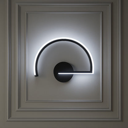 Myledim Yarım Daire Formlu 3 Renkli LED Duvar Apliği – Modern Geometrik Tasarım